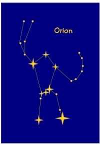 Una constelación con estrellas Mati y